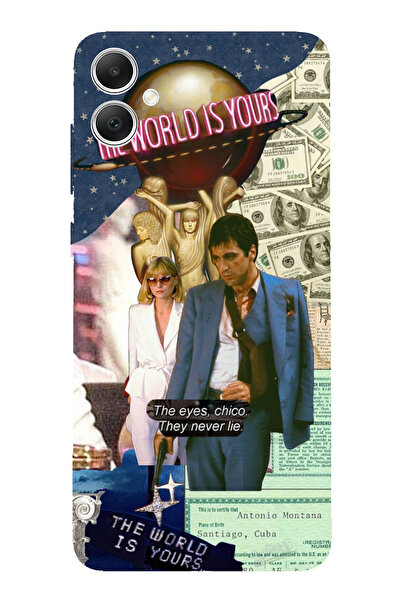 TechTree حافظة سيليكون مطبوع متوافقة مع هاتف سامسونج جالاكسي A05 بتصميم إلفير...