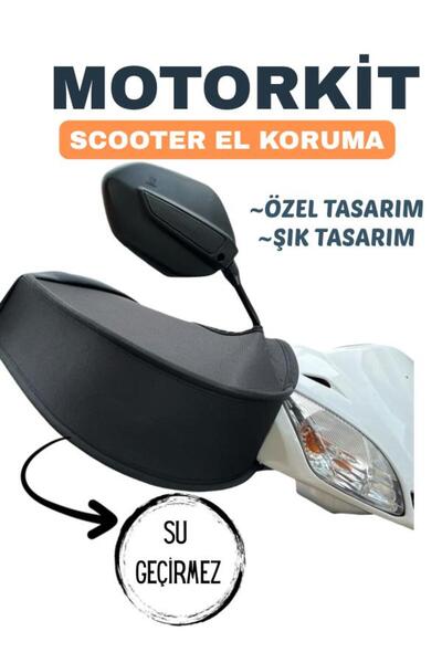 MOTORKİT MK Scooter Hand Protection - Scooter Hand Windshield / Waterproof Sp...