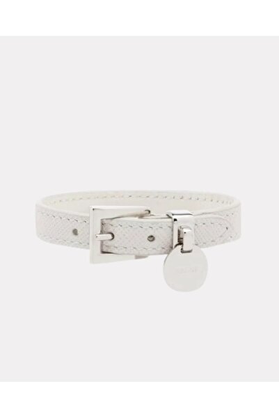 Prada Sport Leather Bracelet with Pendant