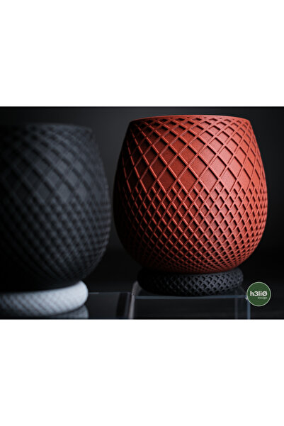 Homentum Selio | Ghiveci decorativ cu textură geometrică 10 cm