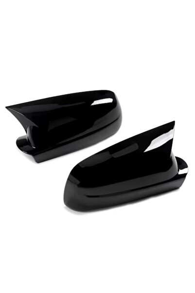 RADUS Mirror cover set for Golf 4, Bora, Passat B5 - Batman Style, Glossy Black, for equal mirrors