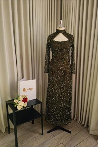 Orange Wedding and Occasion Dress