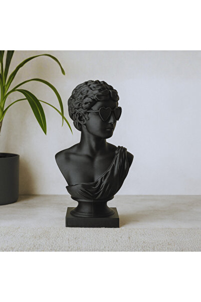 Homentum Bambinos | Sculptură decorativă greco-romană cu ochelari inimă – sti...