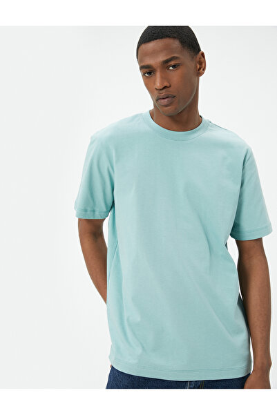 Koton Basic T-Shirt Crew Neck Short Sleeve Cotton