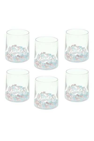 Andrea Fontebasso Set de 6 pahare Venezia V2, sticlă, 300 ml, multicolore