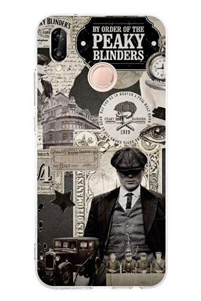 TechTree حافظة سيليكون متوافقة مع هاتف هواوي P20 لايت مطبوع