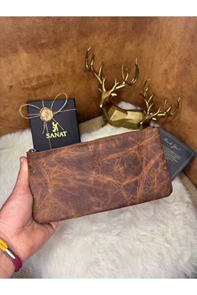 SANAT Sl-2111 Genuine Leather Wallet 21.5cm X 11.5cm