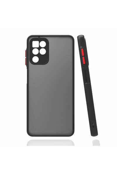 zore Galaxy A22 4g Case Senk Hux Cover - Black