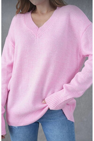 DİMA V-Neck Standard Size Knitwear Sweater