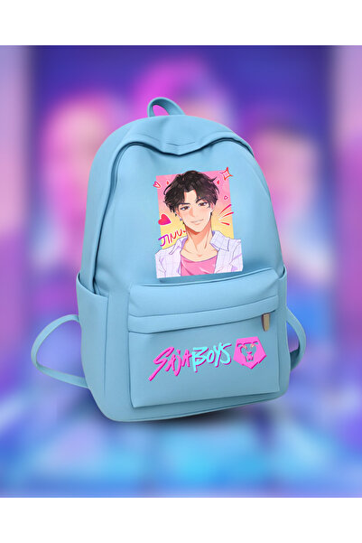 Touz Moda Kpop Demon Hunters Saja Boy's Detail Printed School, Tutoring, Course Backpack