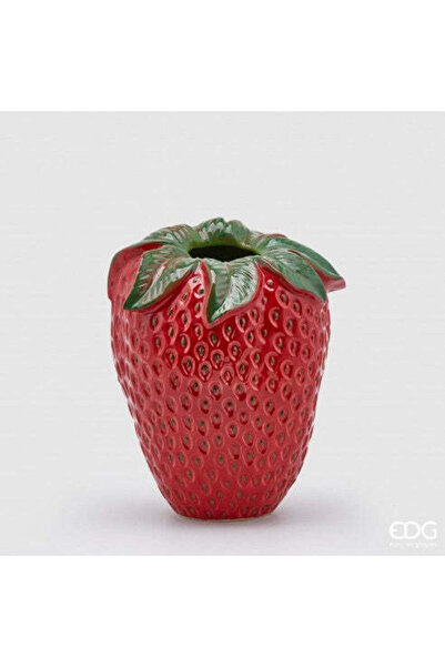 EDG S.R.L Vază Chakra cu căpșuni, înălțime 29 cm