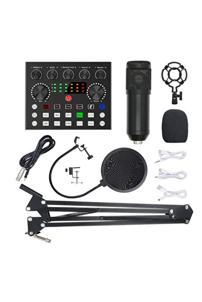 Mihai Set Microfon Profesional Q SK8 cu mixer