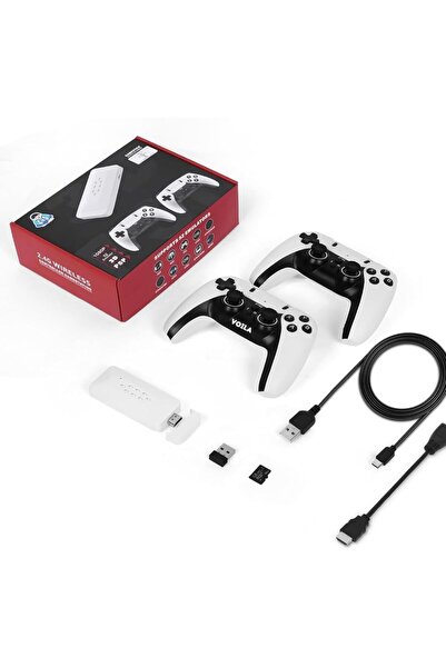 NEONI M22 Retro Game Console Stick – 30,000+ Classic Games, 4K/1080P HD Output, Dual Wireless Co