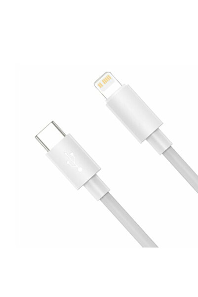 PRİZE Cablu de date/incarcare USB Type C to Lightning lungime 2 metri ALB