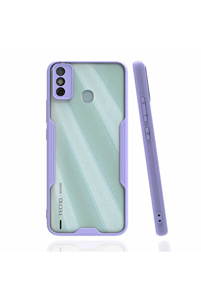 zore غطاء حماية SENK Parfe لهاتف Tecno Spark 6 Go - أرجواني