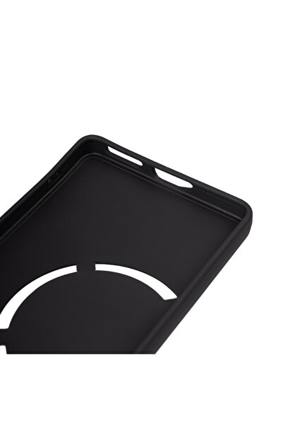 zore Infinix Gt 20 Pro Case Senk Bias-Cut Silicone - Black