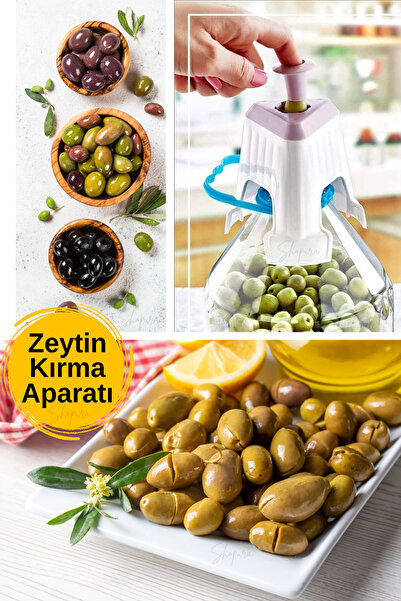 Shopura Kolay Zeytin Dilme Çizme Aparatı Pratik Kolay Zeytin Çizici Alet