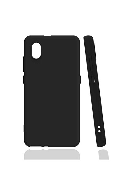 zore Tcl L7 Case Senk Bias-Cut Silicone - Black