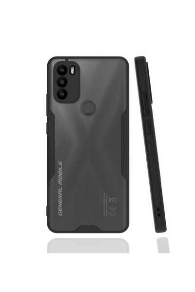 zore غطاء حماية SENK Parfe لهاتف جنرال موبايل 21 بلس - أسود