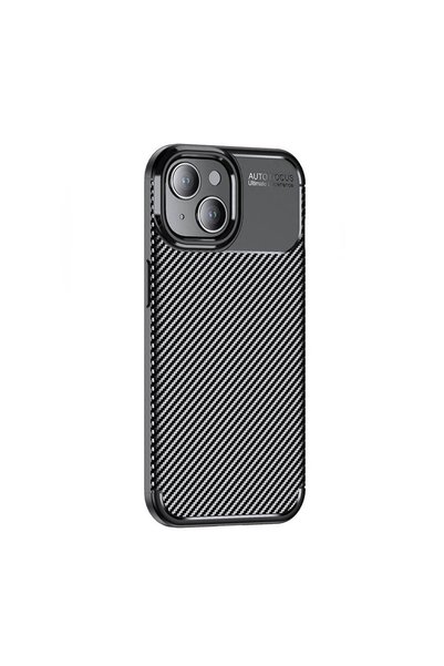 zore iPhone 15 Compatible Senk  Silicone Case-Black