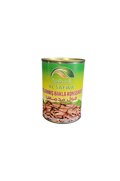 AL SAFWA Haşlanmış Bakla Konservesi 400 g (Foul Moudammas / فــول مدمس)