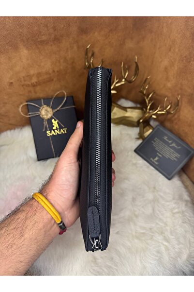 SANAT Sl-2111 Genuine Leather Wallet 21.5cm X 11.5cm