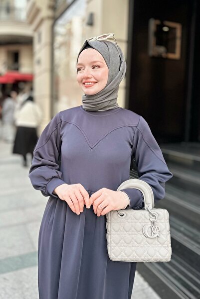 Kombinazon Ranas Cobalt Blue Scuba Dress