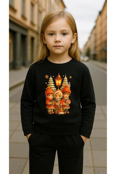 playwear Παιδικό Φούτερ Σετ με Στάμπα LIGHT POST για Κορίτσια και Αγόρια, Λαι...