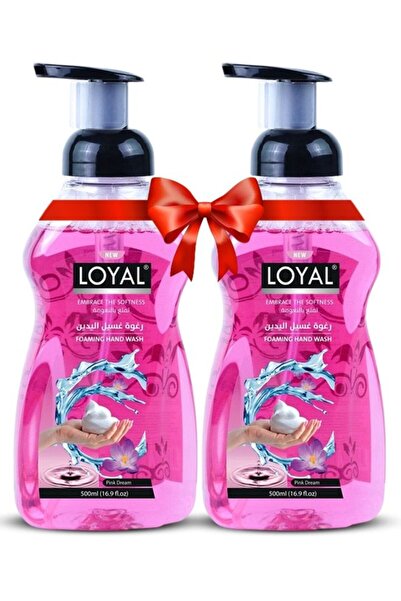 Loyal غسول اليدين والجسم الرغوي، حلم وردي، 2 × 500 مل