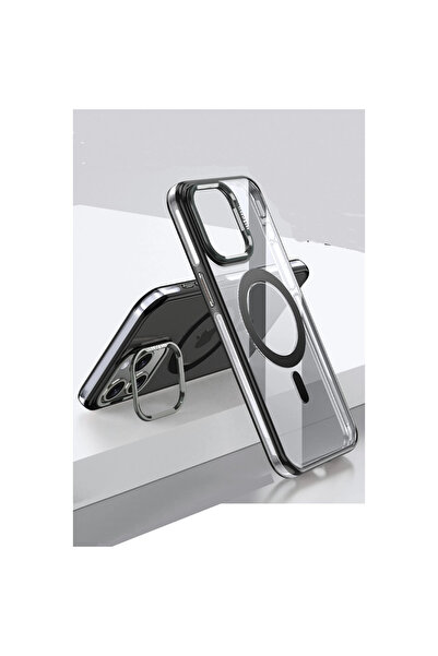 Marsilyan غطاء جوكو آيفون 15 برو دروب ماج سيف - أسود