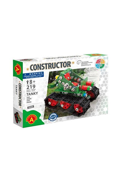 Alexander Toys Construction Game - Tanky, 219 pieces, STEM game, 8+