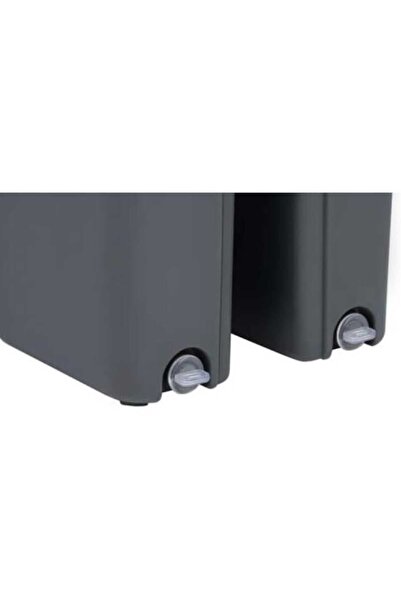 SokShop Dirt Devil cleaning set, flat mop 120 cm, 2-compartment bucket, gray/red