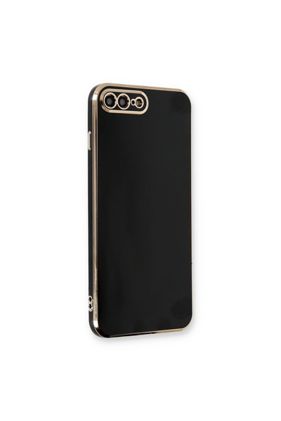 Marsilyan حافظة آيفون 7 بلس من السيليكون - اللون الأسود
