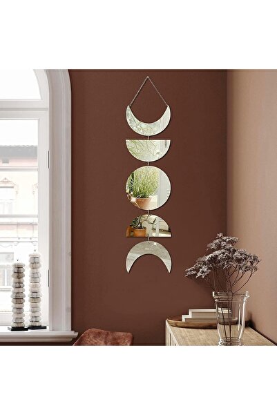 Generic Acrylic Golden Moon Glow Gold Moon Sculpture