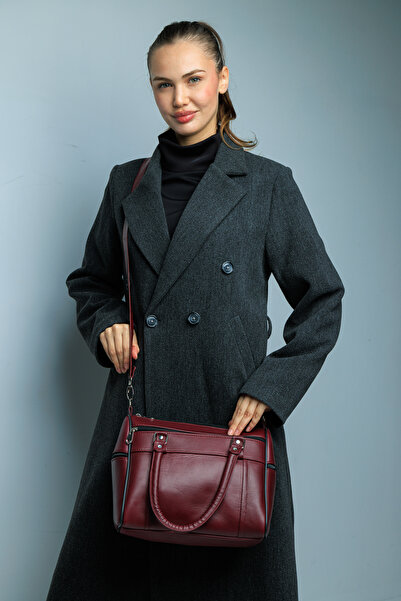 fubileather Genuine Leather Soft Textured Hand and Shoulder Bag