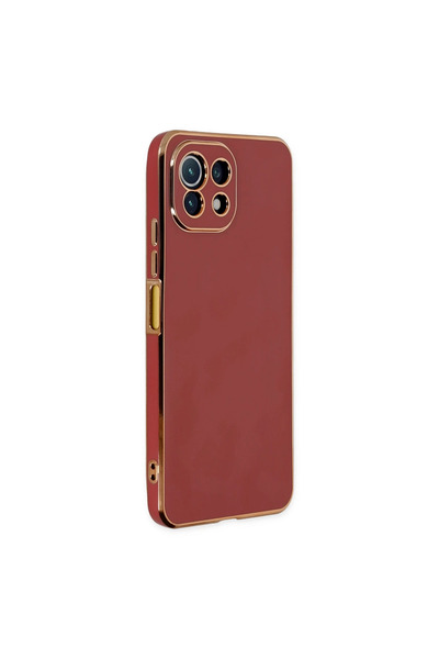 eco port حافظة سيليكون قابلة للطي لهاتف Mi 11 Lite - أحمر