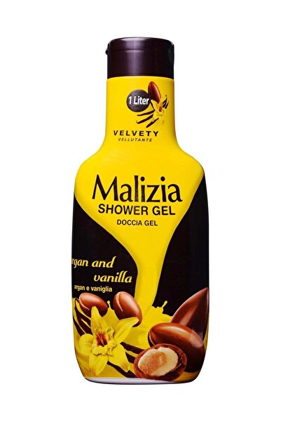 Malizia Velvety Argan & Vanilla Scent Bath Foam Shower Gel 1000 ml
