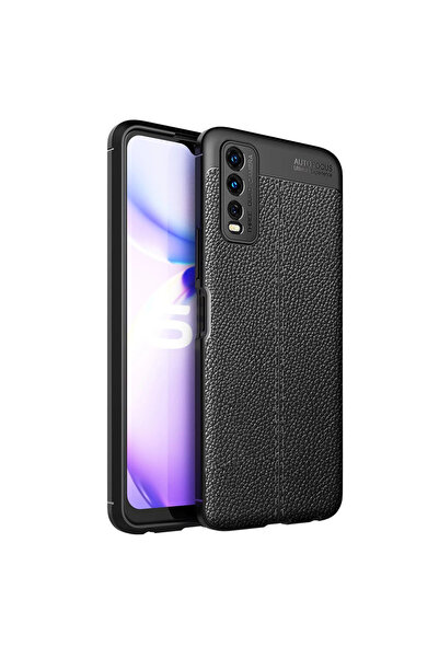 Marsilyan غطاء فائق التركيز لهاتف فيفو Y11s - أسود