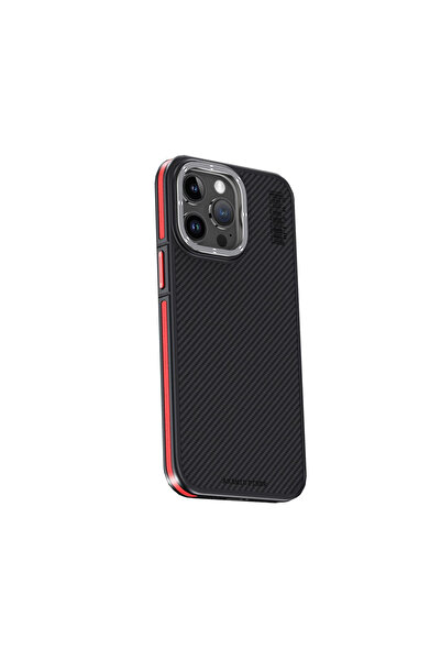 eco port حافظة جوكو آيفون 15 برو ماكس من ألياف الكربون أراميد 600d كيفلر - غط...