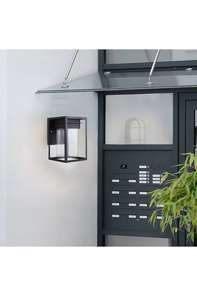 HAMER فانوس جداري أسود – إنارة خارجية واضاءة جدارية