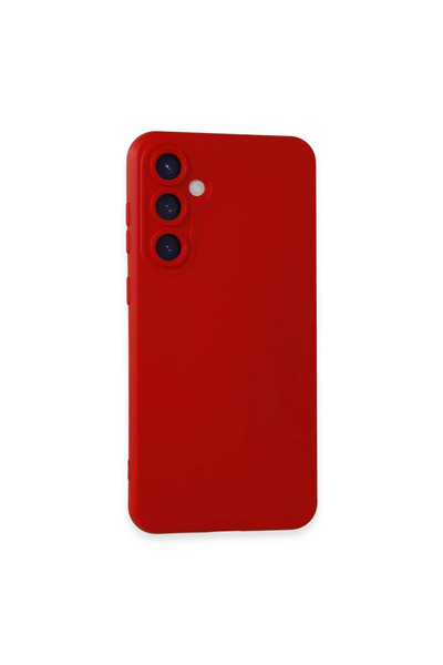 eco port Samsung Galaxy S23 Fe Case Nano Velvet Silicone Inside - Red