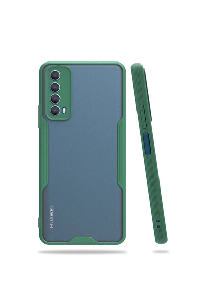 eco port جراب هواوي بي سمارت 2021 سيليكون بلاتينيوم - أخضر