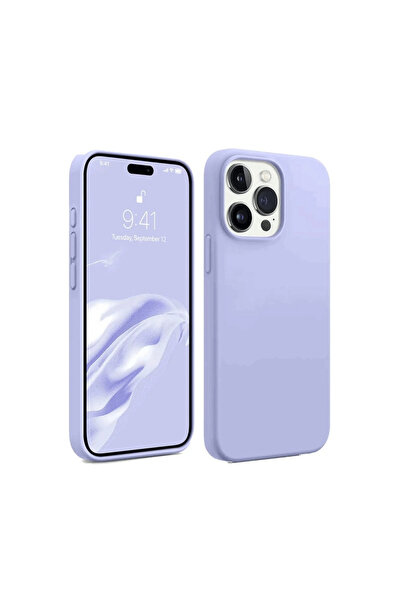 eco port iPhone 15 Pro Max Case First Silicone - Lilac