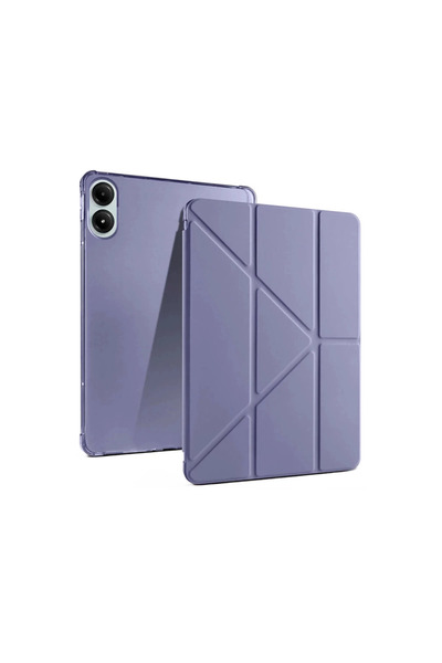 Marsilyan حافظة تابلت ريدمي باد برو 12.1 مارس مع حامل قلم - لون لافندر