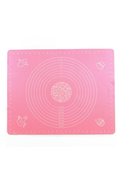 Mrk Prestige Silicone dough mat, 50x40 cm, pink