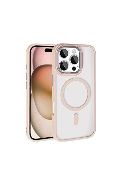 Marsilyan غطاء ماجسيف تيرا لجهاز آيفون 16 برو ماكس من جوكو - وردي