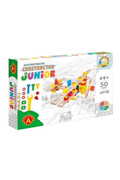 Alexander Toys Junior Constructor Game - Airplane, 50 pieces, STEM game, 4+