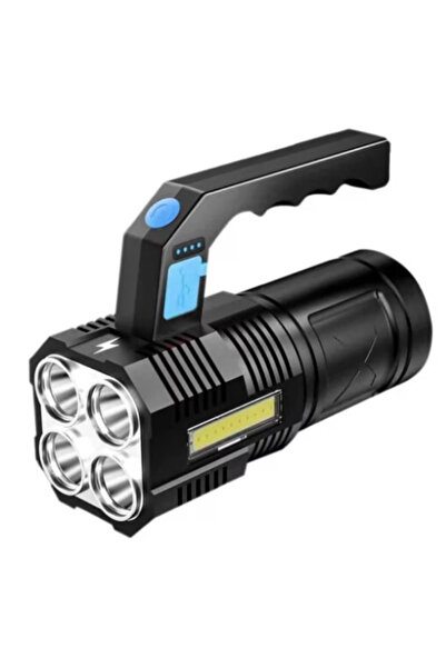 Tai Lanterna de mana F 907 cu 4 LED si COB lateral