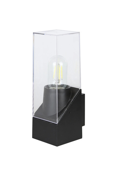 HAMER فانوس جداري خارجي لون أسود – انارة جدارية أنيقة