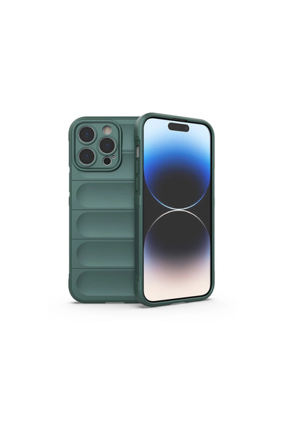eco port iPhone 14 Pro Case Optimum Silicone - Dark Green